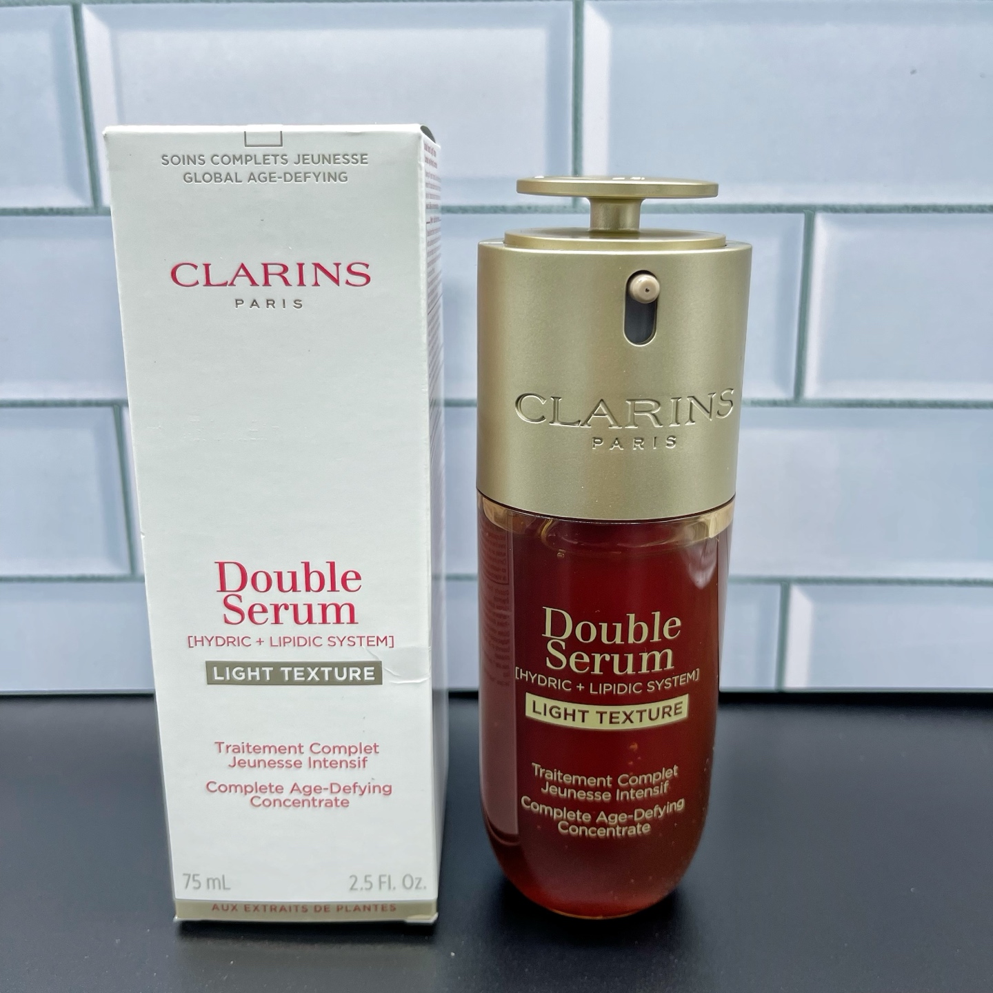 Envío directo/ Esencia doble de Clarins novena generación versión Mingtong 75ml, tipo ligero, auténtica, sin fugas, la …