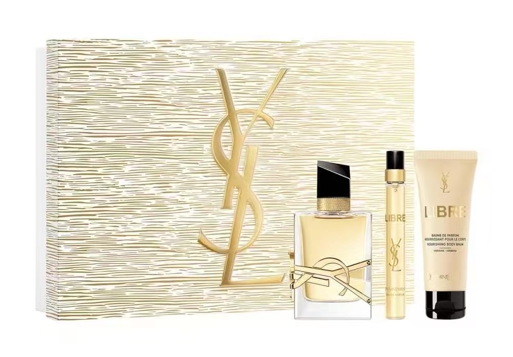 NO:810671,Yves Saint Laurent Fragrance of Liberty Festive Three Piece Set!  Contains 50 ml of perfume + 10 ml of convenient perfume + 50 ml of body lotion., toiletries, perfume, saint laurent19860909圣罗兰自由之香节日三件套！内含香水50毫升+便捷香水10毫升+身体乳50毫升.,洗护用品香水,saint laurent,accessory