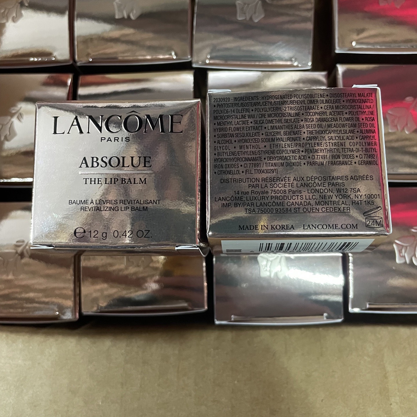 57. Bálsamo labial Lancôme Absolue 12g / versión Mingtong 🔜 Versión Mingtong. ¡Alta calidad! 🇫🇷 LANCOME Bálsamo labi…