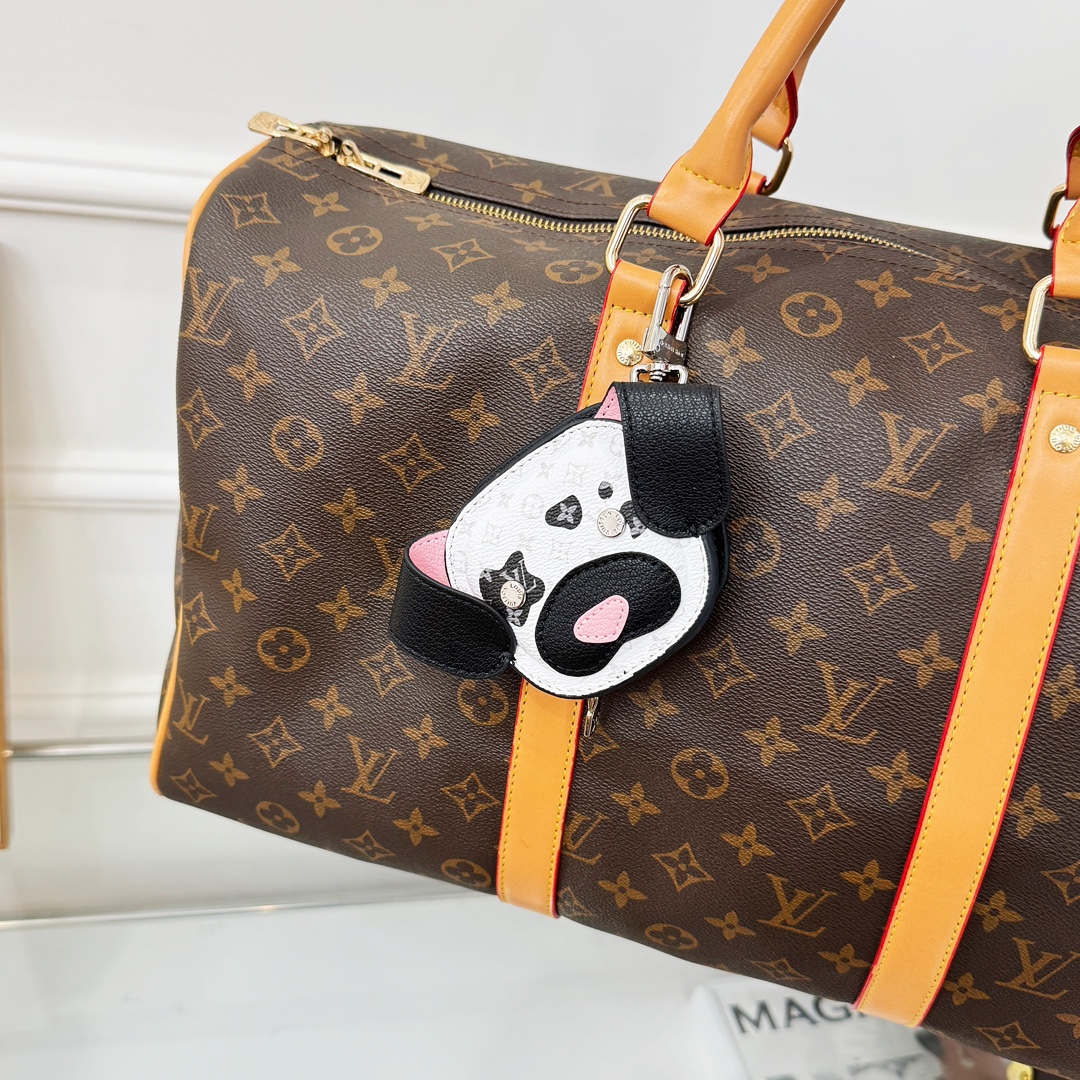 Louis Vuitton Dog Earphone Case Bag Charm and Key Holder M02273 - Comprehensive 13