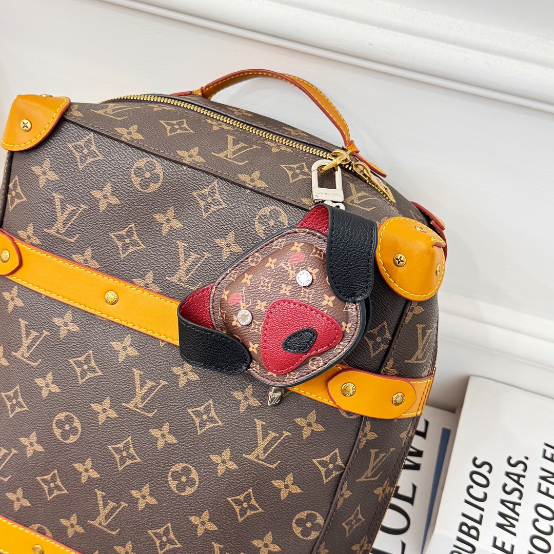 Louis Vuitton Dog Earphone Case Bag Charm and Key Holder M02273 - Comprehensive 11