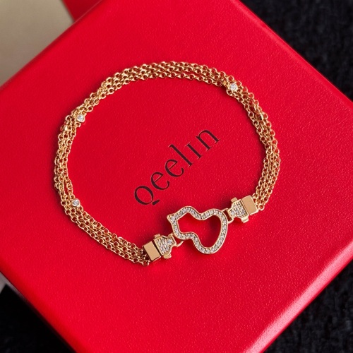 Qeelin Petite Wulu Bracelet, V Gold, 16-17cm, Authentic Packaging 1 Qeelin Petite Wulu Bracelet, V Gold, 16-17cm, Authentic Packaging