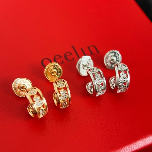 Qeelin Petite Wulu Diamond Earrings - V Gold - Full Packaging 1 Qeelin Petite Wulu Diamond Earrings – V Gold – Full Packaging