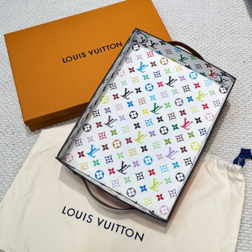 Louis Vuitton Vers Damier Tray, Colorful Desk Organizer, 35x5x26cm 1 Louis Vuitton Vers Damier Tray, Colorful Desk Organizer, 35x5x26cm