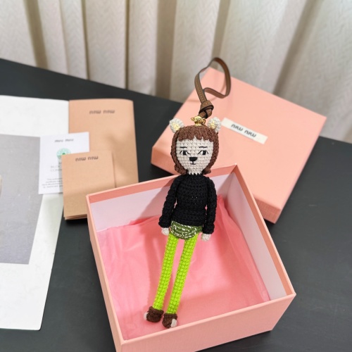Miu Miu Knit Doll Bag Charm - Crochet Design, Archive Style, Add Personality 1 Miu Miu Knit Doll Bag Charm - Crochet Design, Archive Style, Add Personality