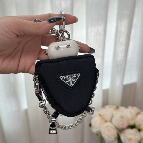 Prada Robot Nylon Key Charm Bag Accessory with Mini Pouch - Stylish 1 Prada Robot Nylon Key Charm Bag Accessory with Mini Pouch - Stylish