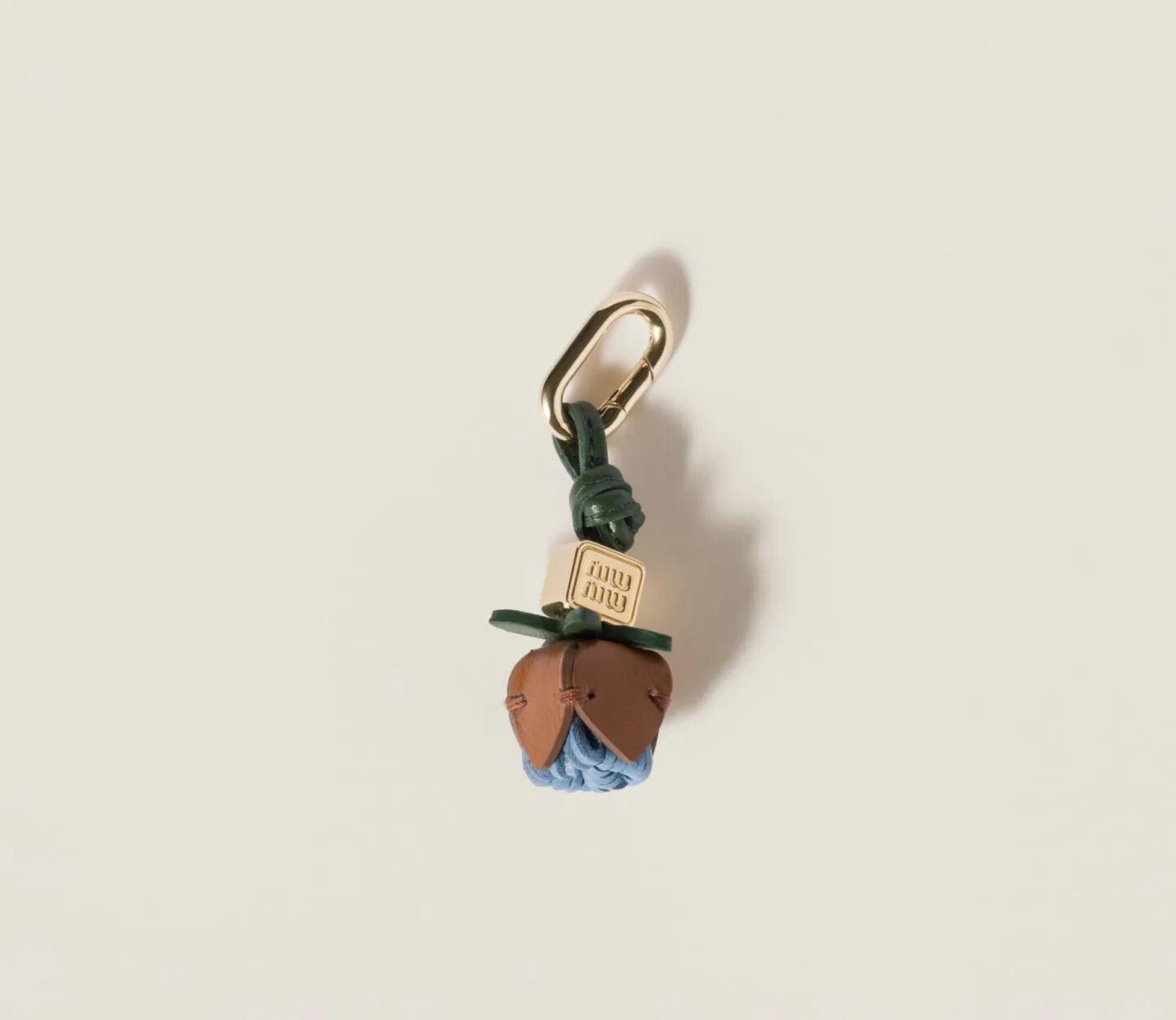 Miu Miu Flower Bag Charm - Elegant and Playful Mini Accessory