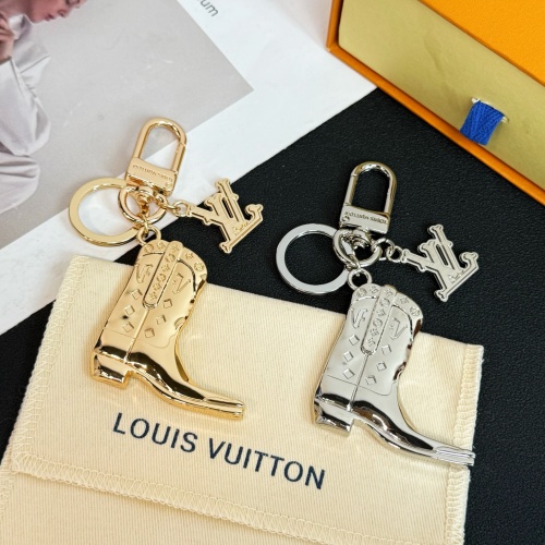 Louis Vuitton Cowboy Boot Key Chain, Designer Bag Charm, Gold and Silver Finish 1 Louis Vuitton Cowboy Boot Key Chain, Designer Bag Charm, Gold and Silver Finish