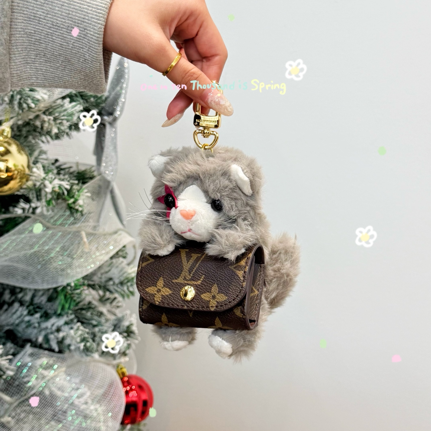 Louis Vuitton 路易威登LV CUTE KITTEN 小猫🐱猫咪包饰包饰挂件耳机包钥匙扣挂件挂饰 4
