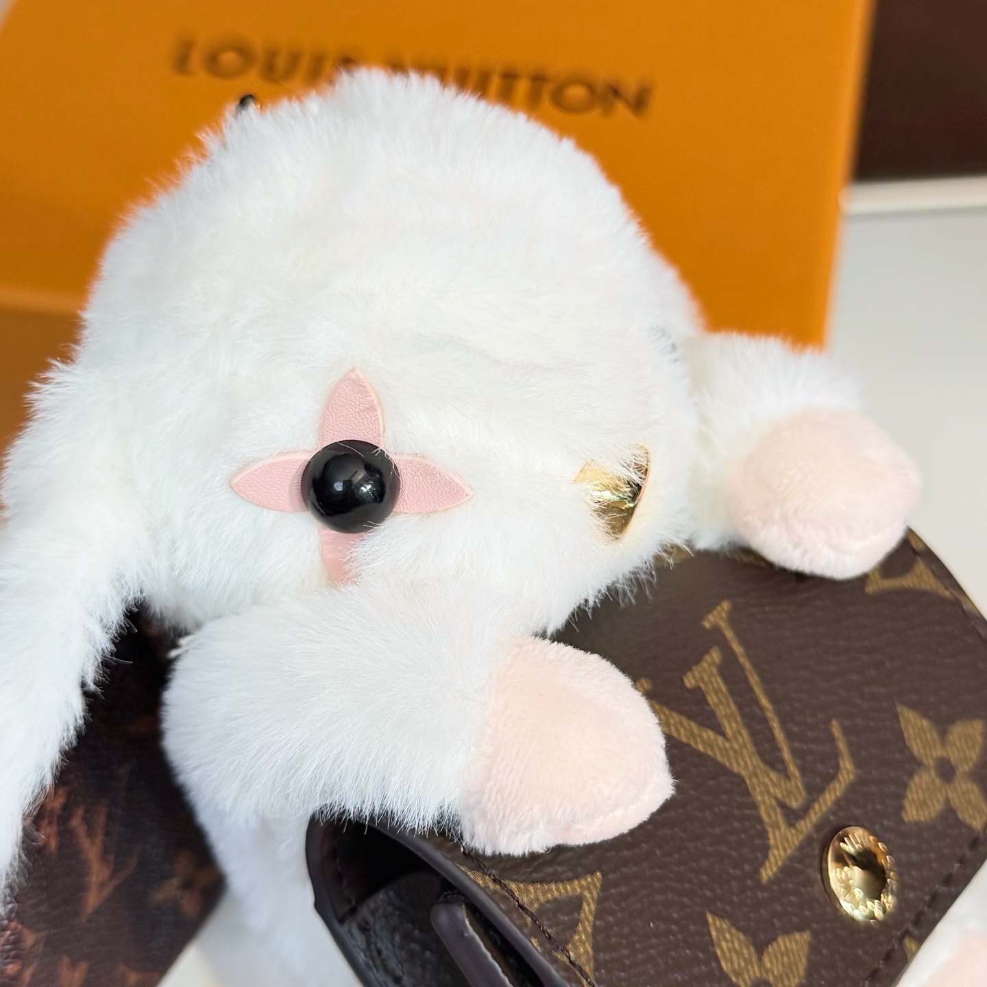 NO:893909,-Details -Louis Vuitton LV CUTE BUNNY bunny bag pendant headphone bag key chain pendant pendant,,louis vuitton,louis vuitton,louis vuitton,keychain19860909-细节图 -Louis Vuitton 路易威登LV CUTE BUNNY 小兔子包饰挂件耳机包钥匙扣挂件挂饰,,louis vuitton,louis vuitton,louis vuitton,keychain,accessory