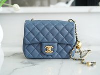 Chanel Replica
 Belt Bags & Fanny Packs Handbags Crossbody & Shoulder Bags Blue Lambskin Sheepskin Underarm