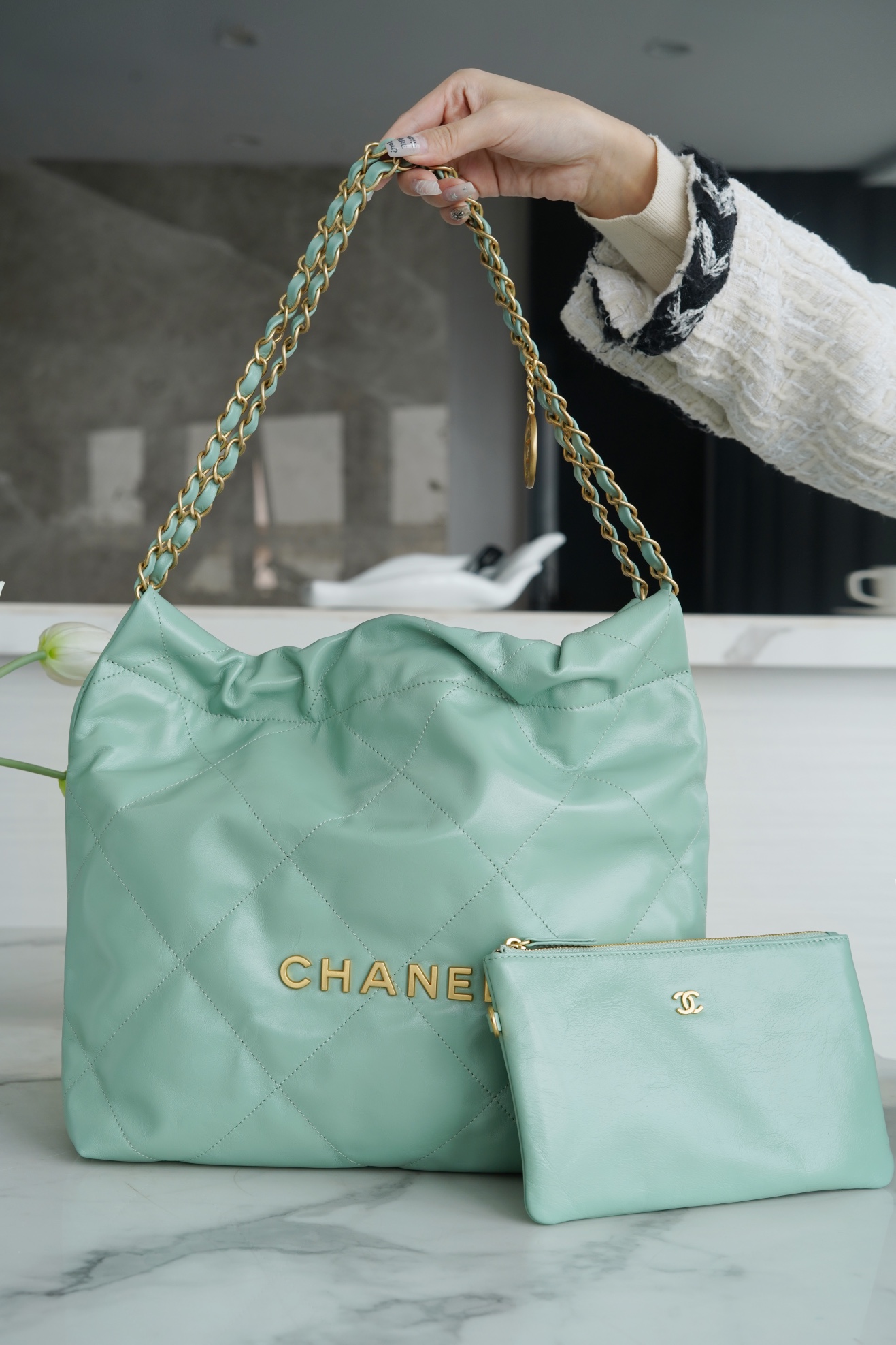 Chanel Bags Handbags Green Light Openwork Vintage