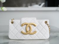 Chanel Crossbody & Shoulder Bags Lambskin Sheepskin Vintage Baguette
