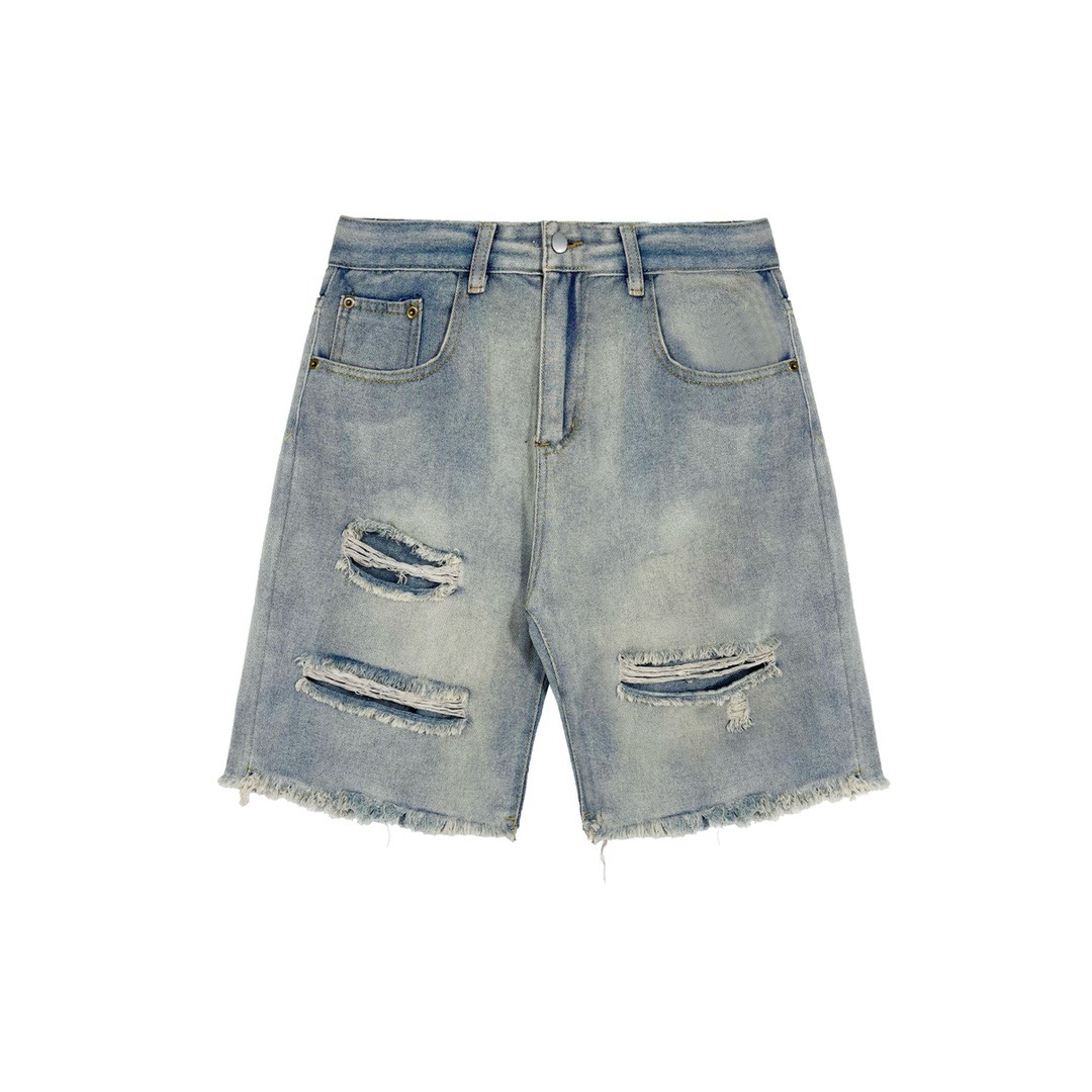 Fear Of God Copy
 Clothing Jeans Shorts Blue Unisex Summer Collection