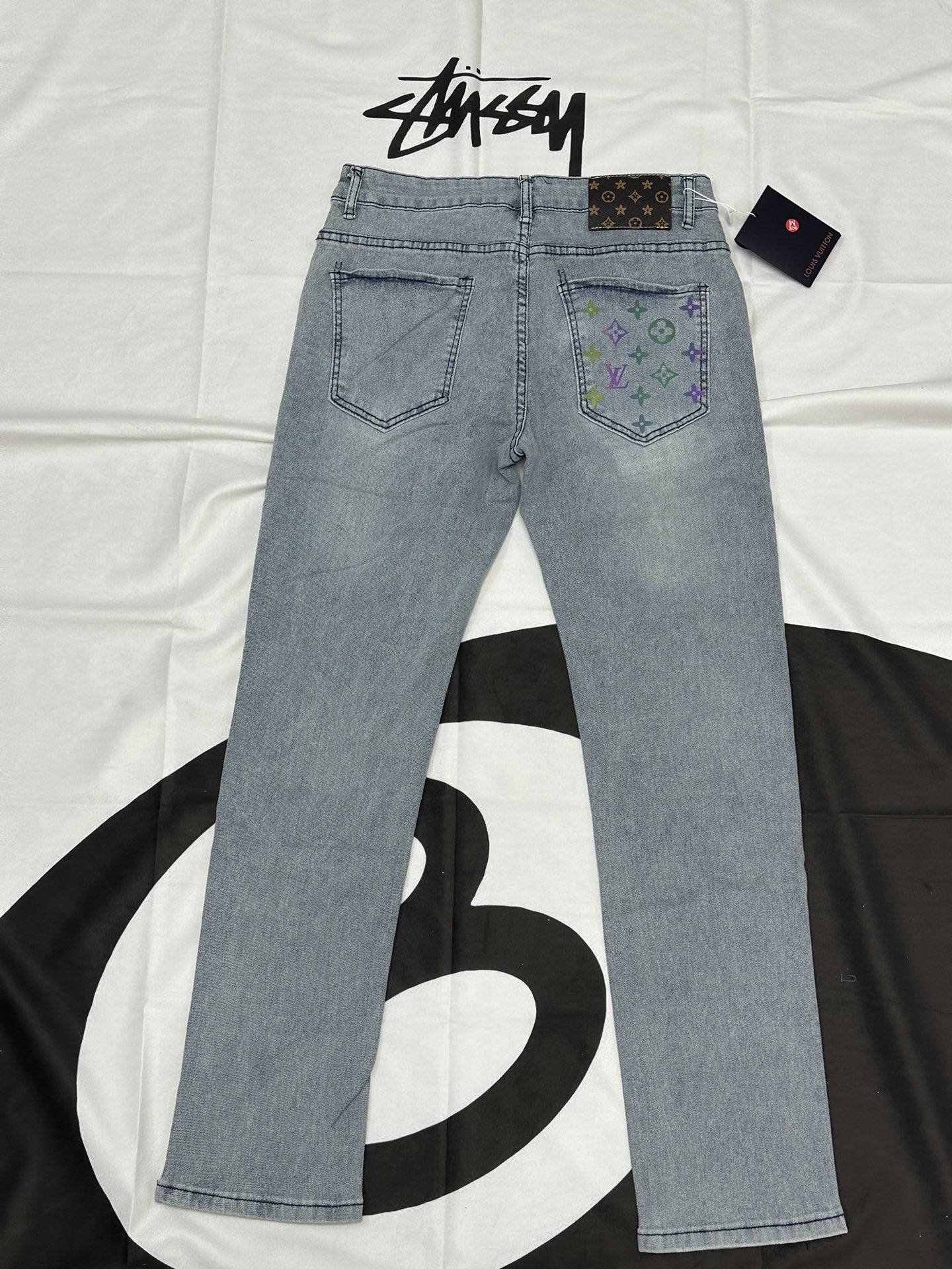 Louis Vuitton Clothing Jeans Pants & Trousers Blue Cotton Denim