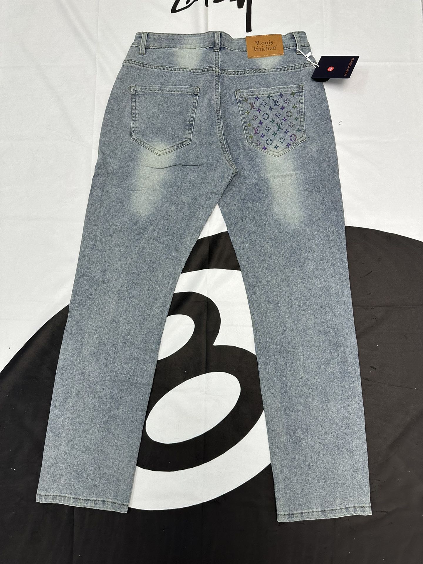 Louis Vuitton Clothing Jeans Pants & Trousers Blue Cotton Denim
