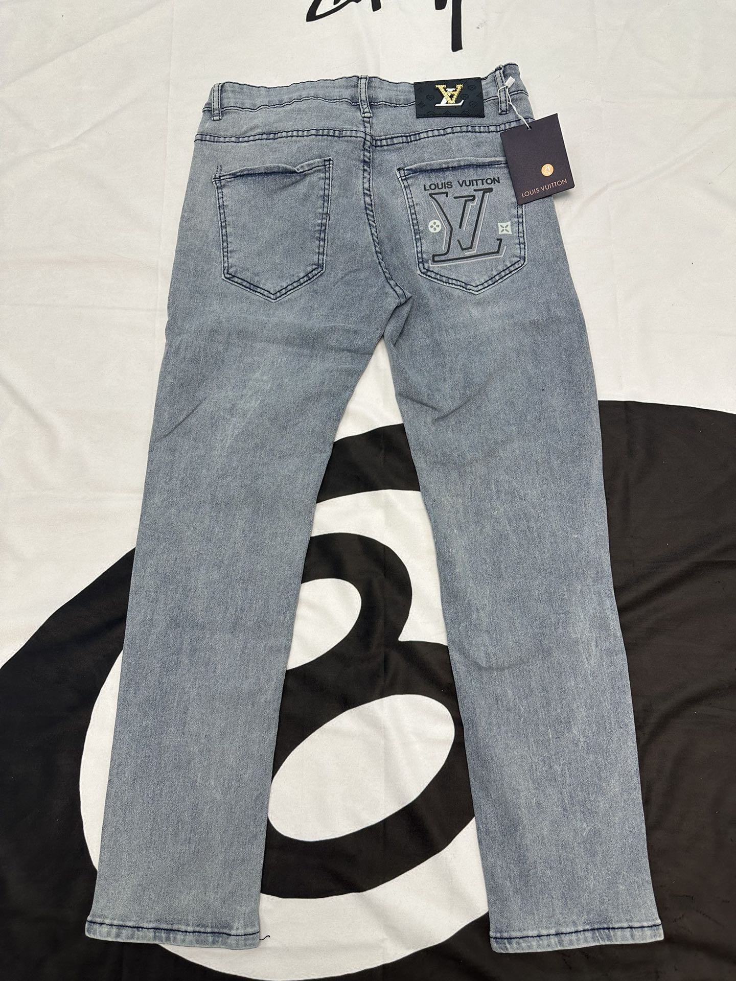 Louis Vuitton Clothing Jeans Pants & Trousers Blue Cotton Denim