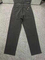 Louis Vuitton Clothing Pants & Trousers Black Gold Grey Yellow Men Fall/Winter Collection Fashion Casual