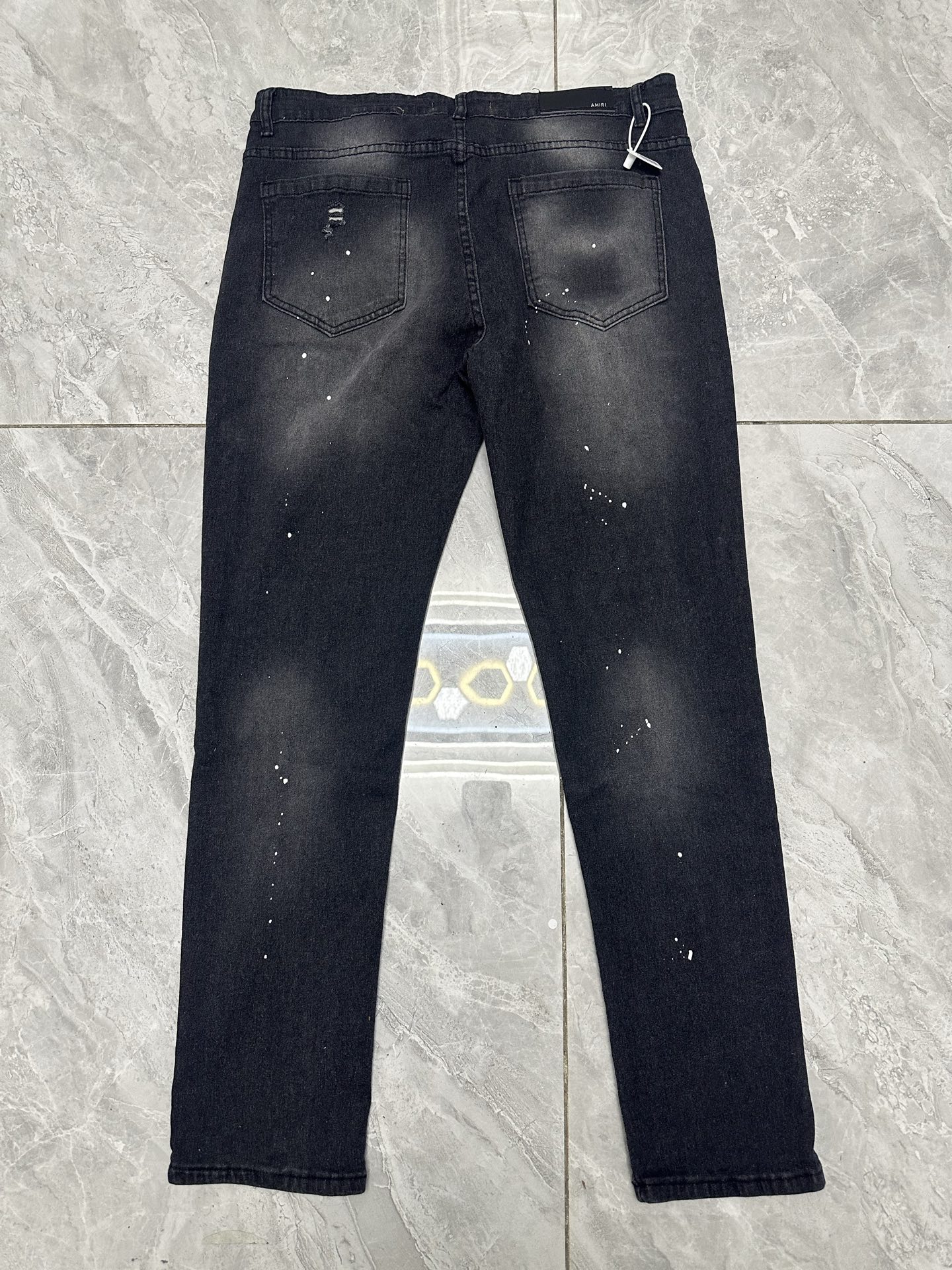 Trendy High Street Men’s Jeans: AMIRI MX1 & FOG Oversized Black Denim (Section 202 Cc844) - 图片 6