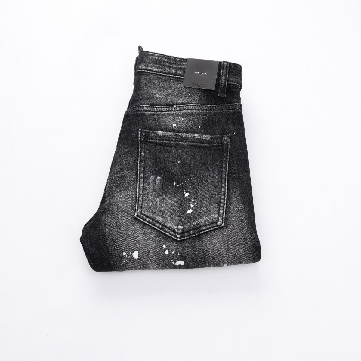 Trendy High Street Men’s Jeans: AMIRI MX1 & FOG Oversized Black Denim (Section 202 Cc844) - 图片 4