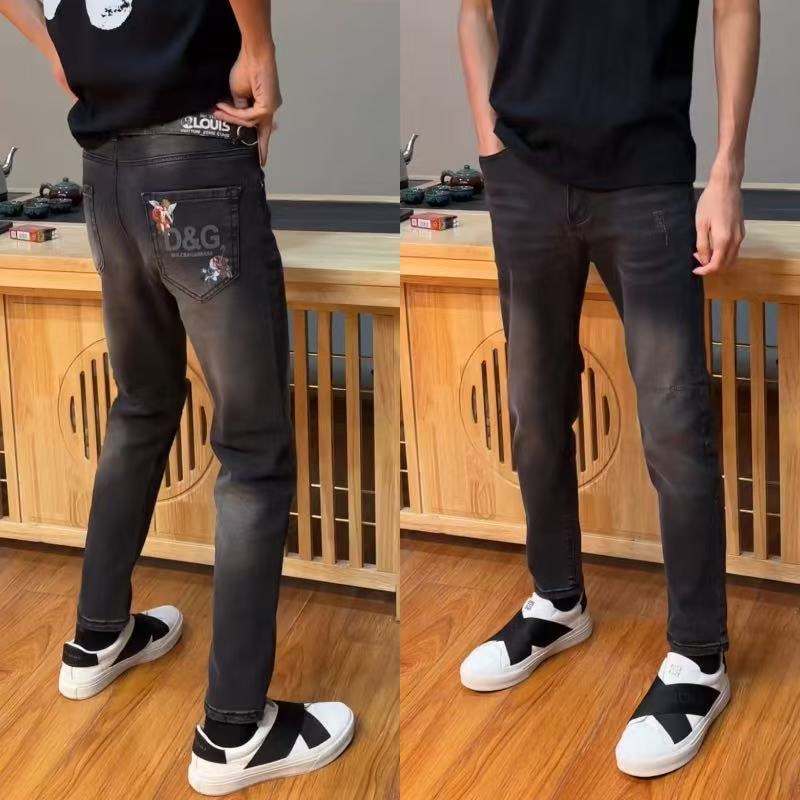 Luxurious DG Gold Jeans: High-Quality, Original Design, Perfect for Spring and Summer - 图片 8