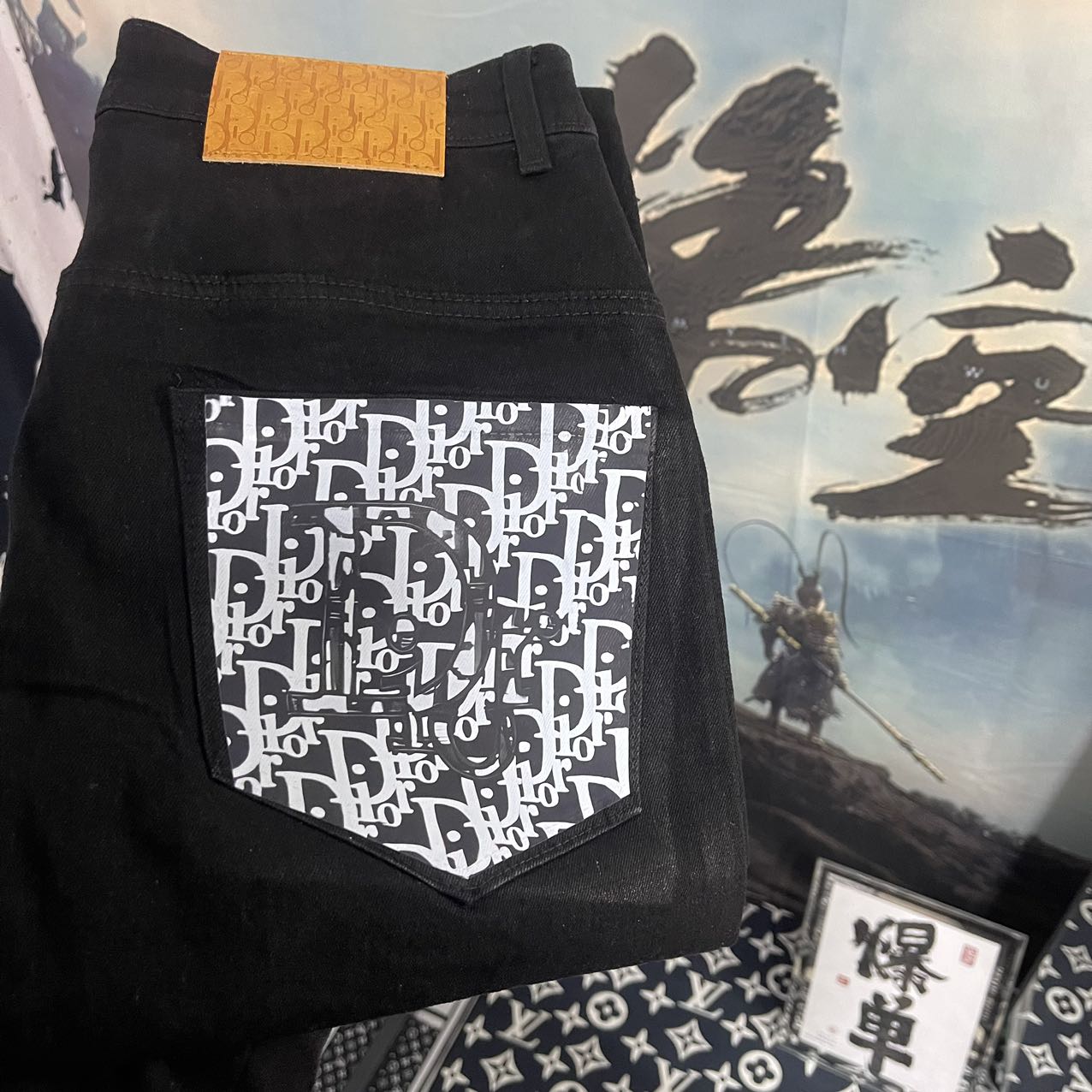 Dior Diordio 2024s Cheesy Jeans: Original Water-Purification Fabric, Unique Design, High Quality. - 图片 3