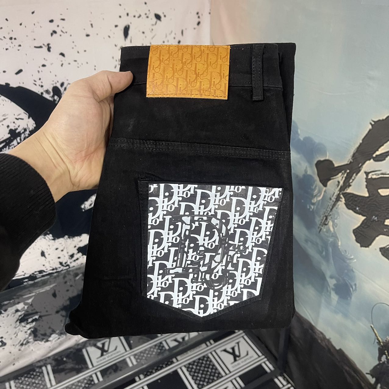 Dior Diordio 2024s Cheesy Jeans: Original Water-Purification Fabric, Unique Design, High Quality. - 图片 2
