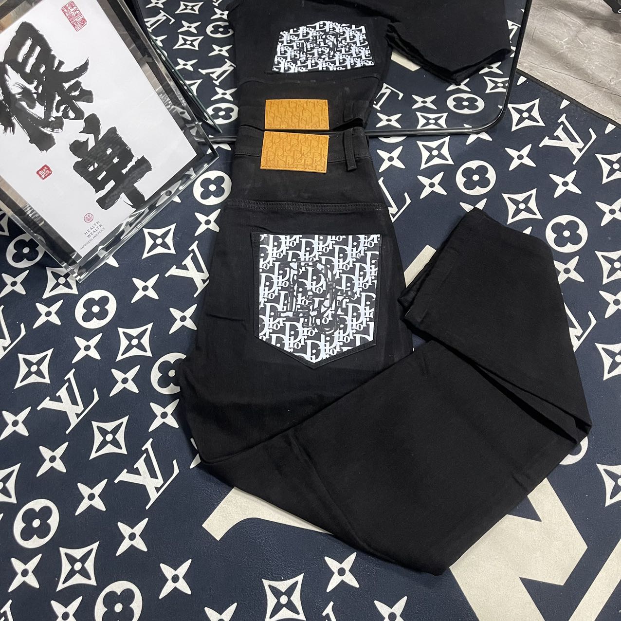 Dior Diordio 2024s Cheesy Jeans: Original Water-Purification Fabric, Unique Design, High Quality. - 图片 4