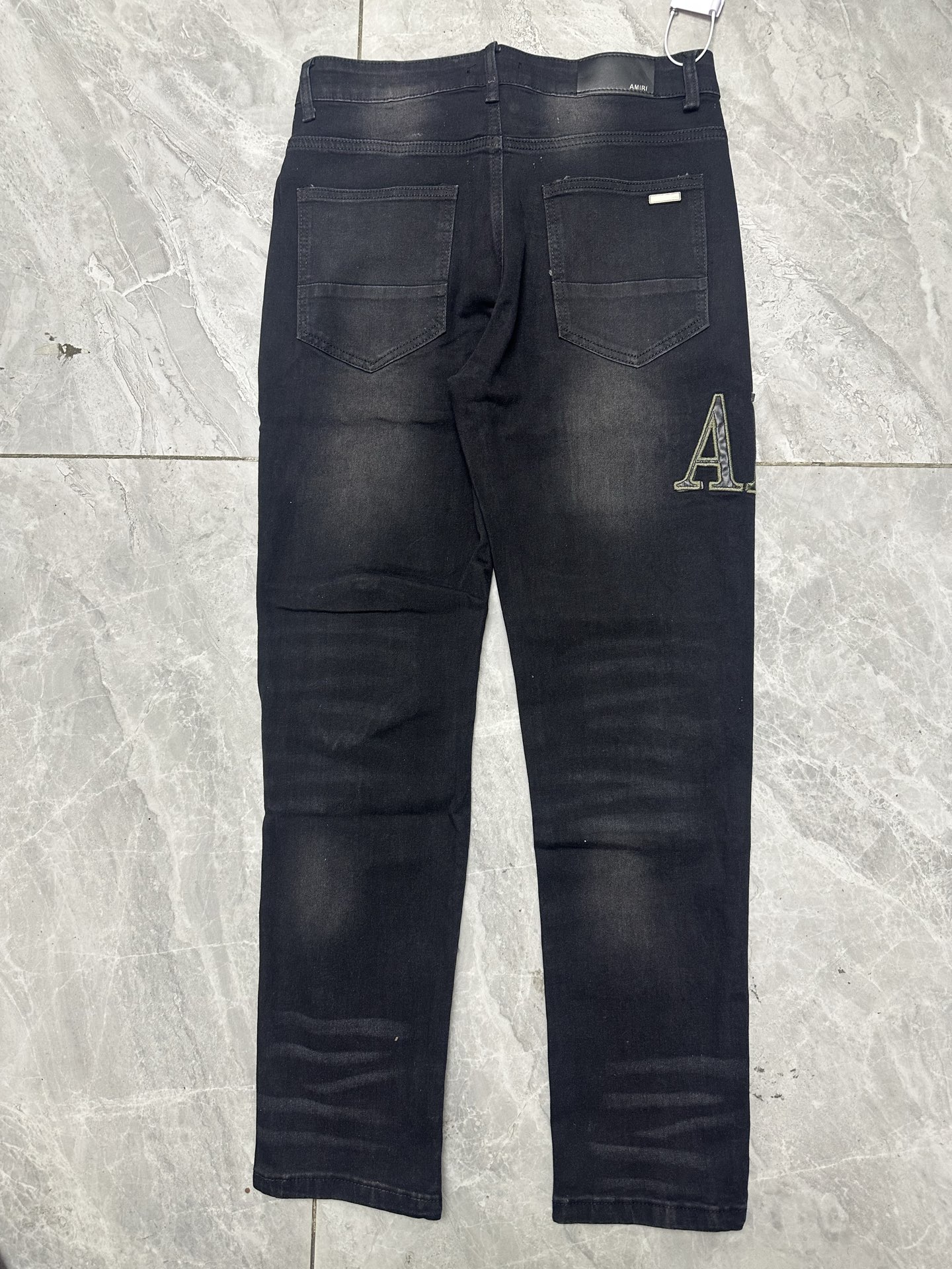 Trendy High Street Style: Oversized AMIRI MX1 Cowboy Pants for Boys - 图片 7