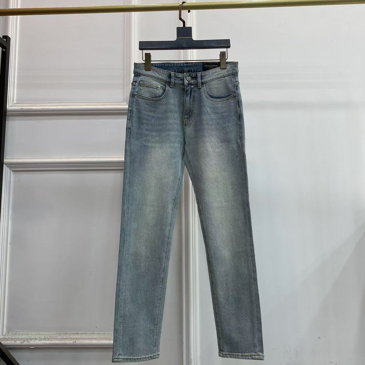 Luxurious DG Gold Jeans: High-Quality, Original Design for Spring and Summer - 图片 5