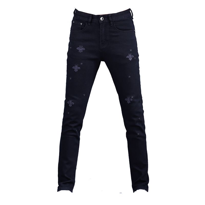 Gucci Men’s Black Leisure Jeans – Classic Best-Selling Fashion Series, Perfect Fit and Style. - 图片 6