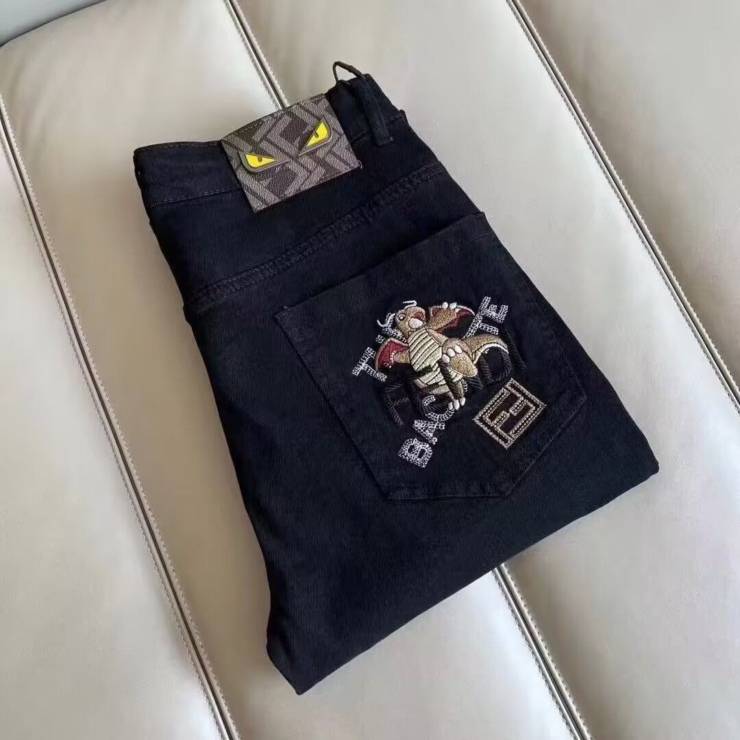 Fashionable Jeans Collection: Section 187, Cc863 – 2024 Latest Editions with Custom Embroidery and Original Details - 图片 1