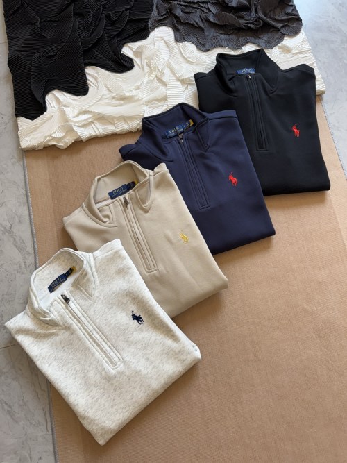 Ralph Lauren Men's Long Sleeve Half-Zip Pullover Fleece Sweatshirt 1 Ralph Lauren Men's Long Sleeve Half-Zip Pullover Fleece Sweatshirt