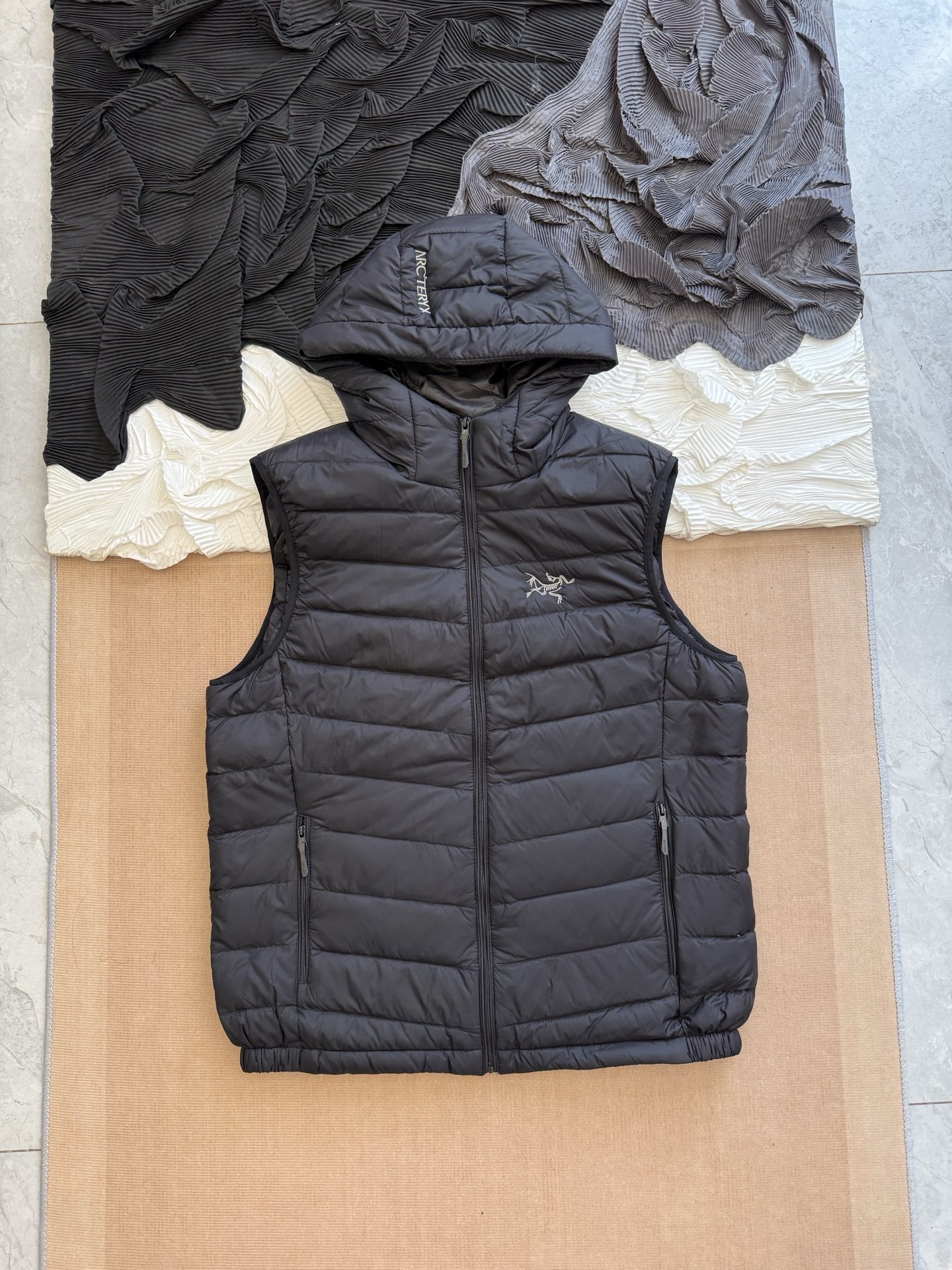 Arc'teryx Lightweight Hooded Down Vest - Embroidered Logo, Winter Essential