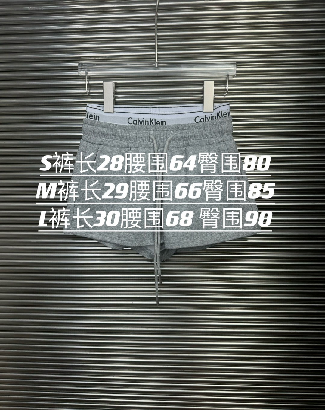 C.K. WEARING STYLISH AMERICAN SHORTS. COLOUR: BLACK GREY NUMBER: S M L SECTION NO. BA 818 - 图片 9