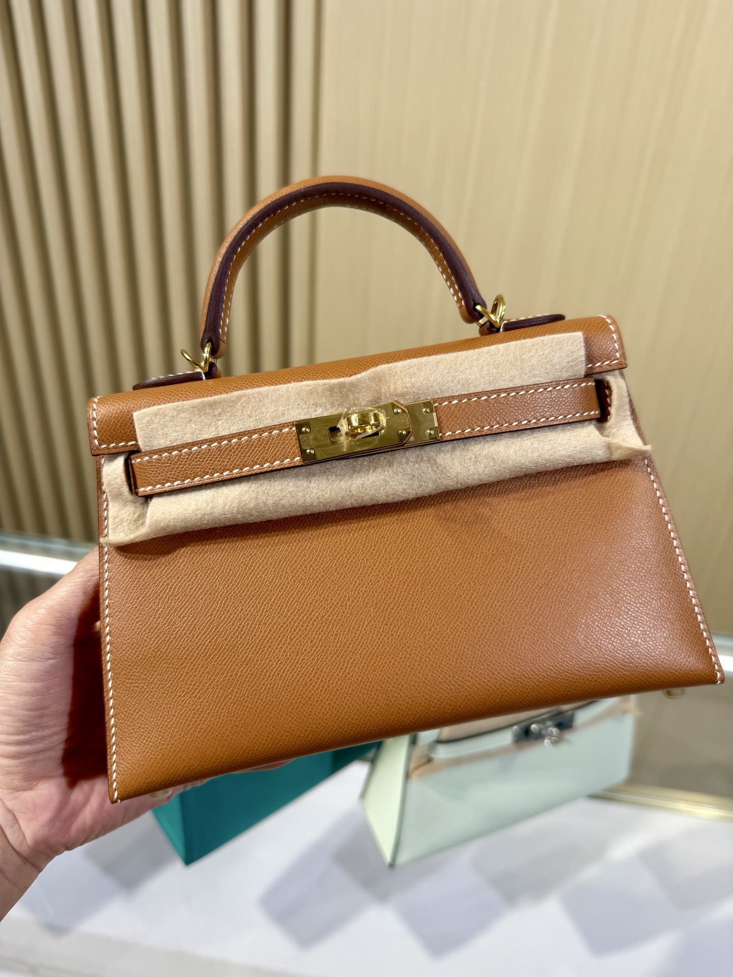 Hermès Kelly Bag Orange Togo Leather