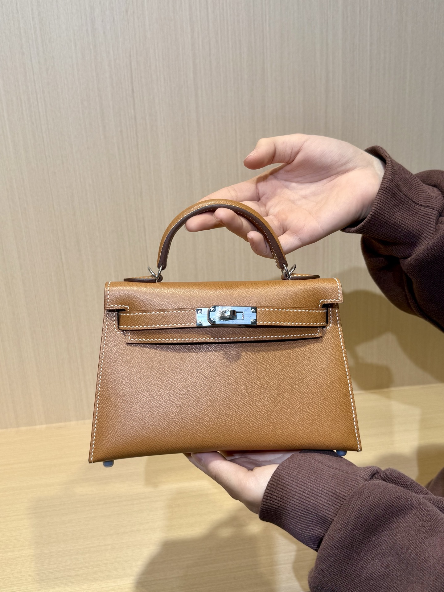 Hermès Kelly Bag Tan Leather