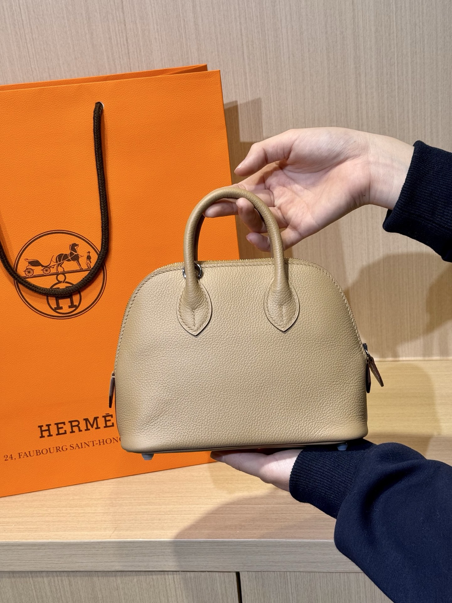 Hermès Kelly Mini Epsom Beige