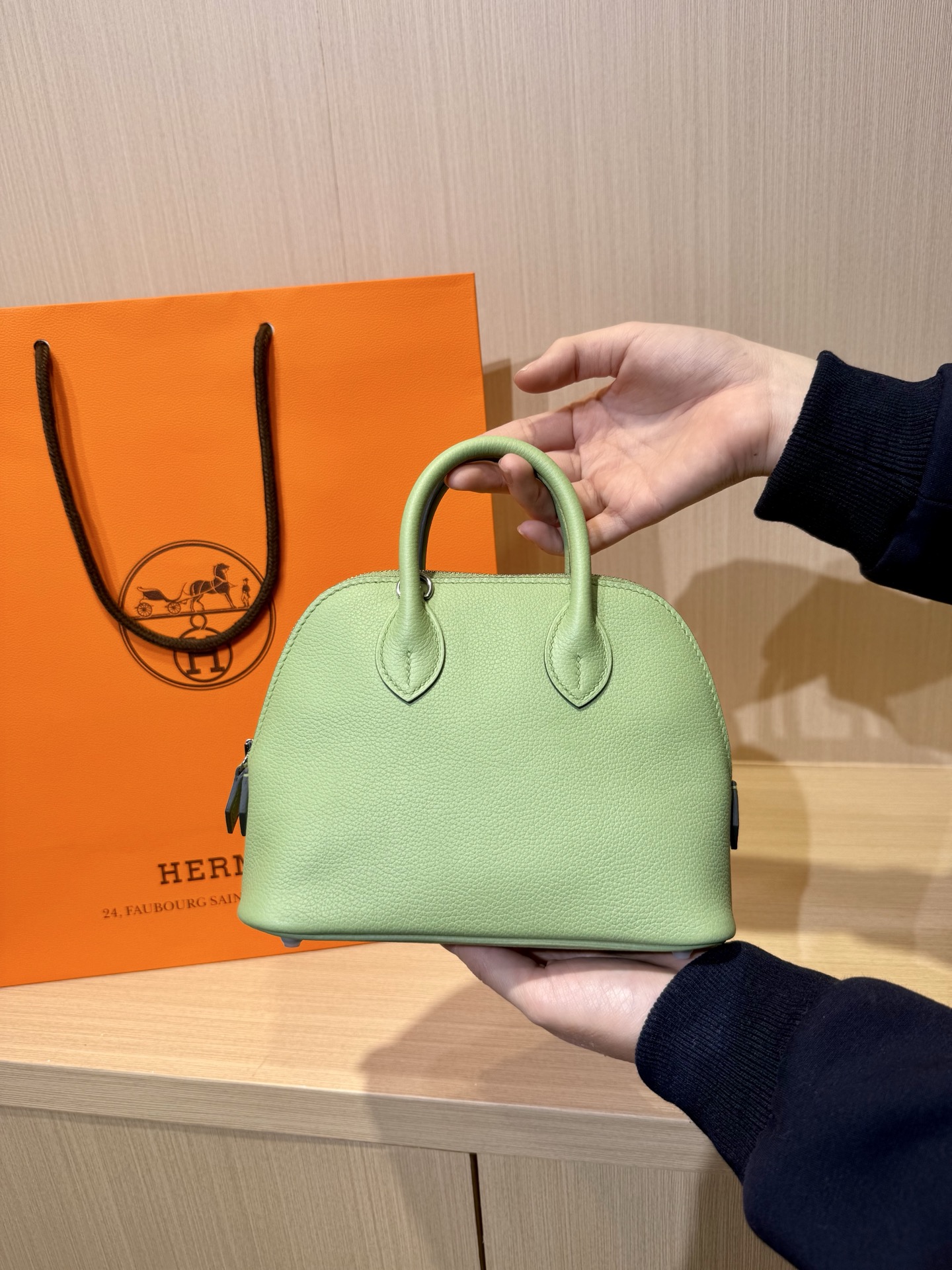 Hermès Mini Kelly Green Togo
