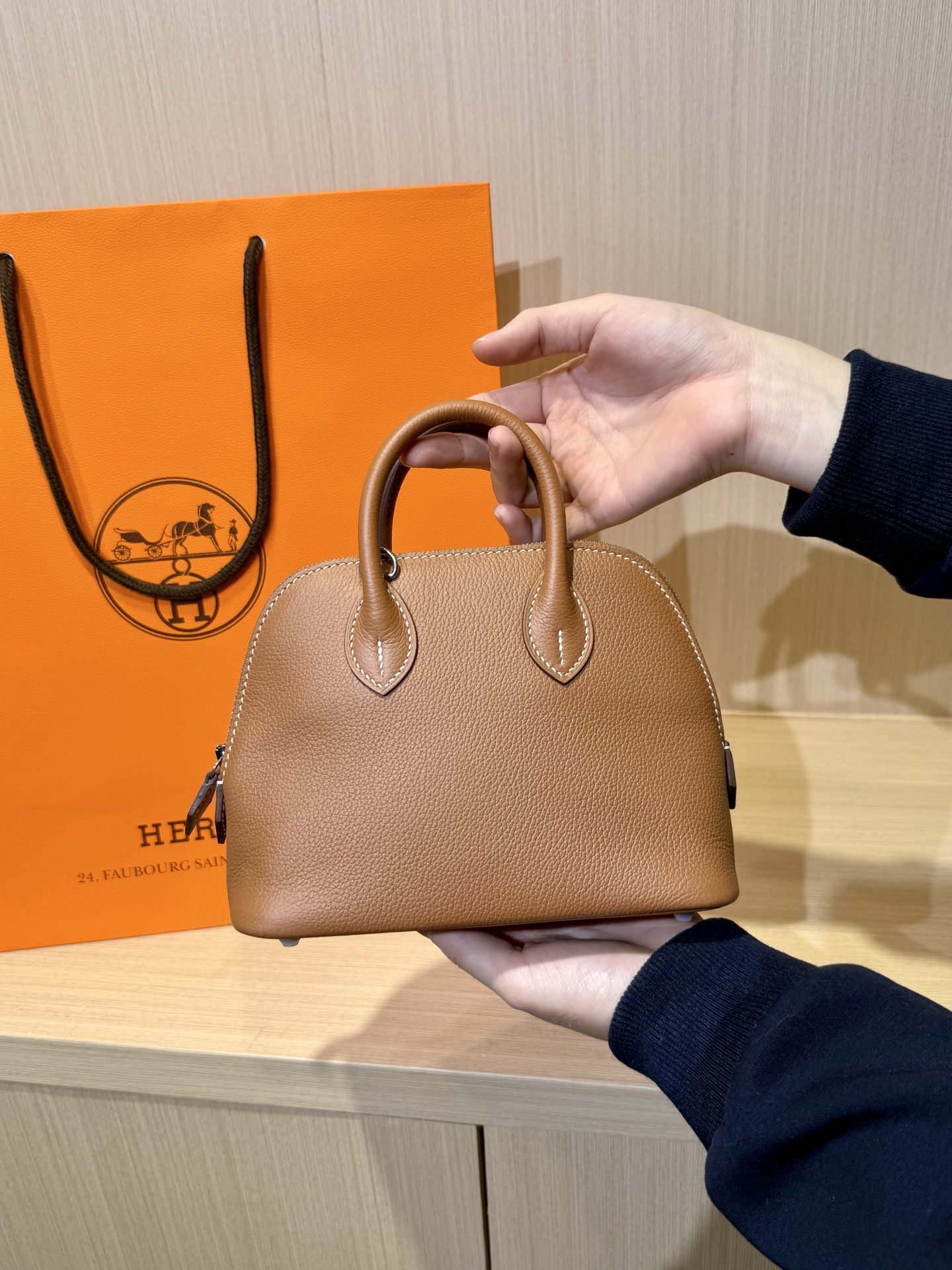 Hermès Mini Kelly Brown Togo