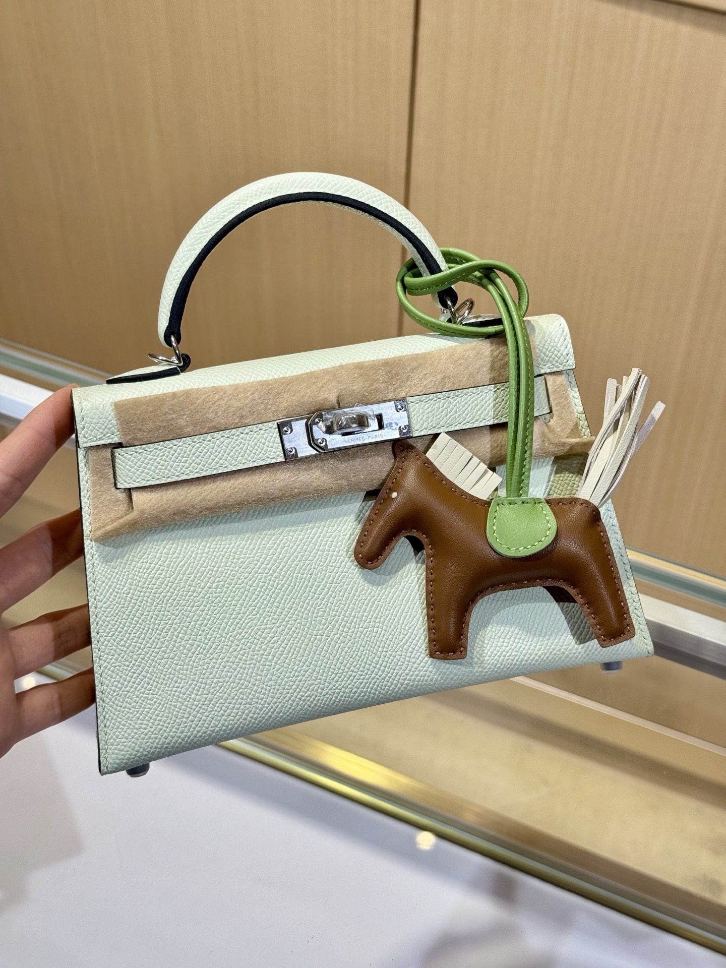 Hermès Kelly Mini Bag Mint Green