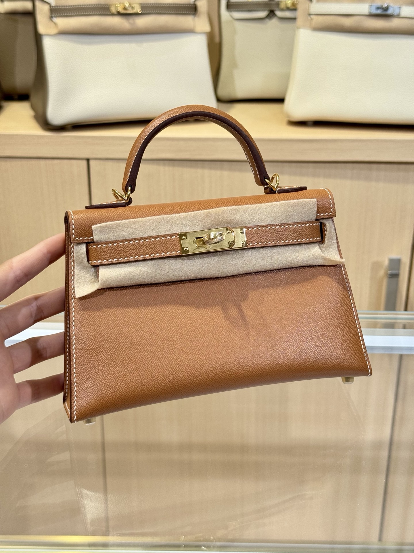 Hermès Kelly 25 Epsom Brown