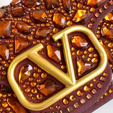 ✨✨🆕🆕VALENT**** GARAVANI Loco手袋饰有施华洛世奇仿水晶绣珠✨✨和VLOGOSI ✨✨🆕🆕VALENT**** GARAVANI Loco手袋饰有施华洛世奇仿水晶绣珠✨✨和VLOGOSI