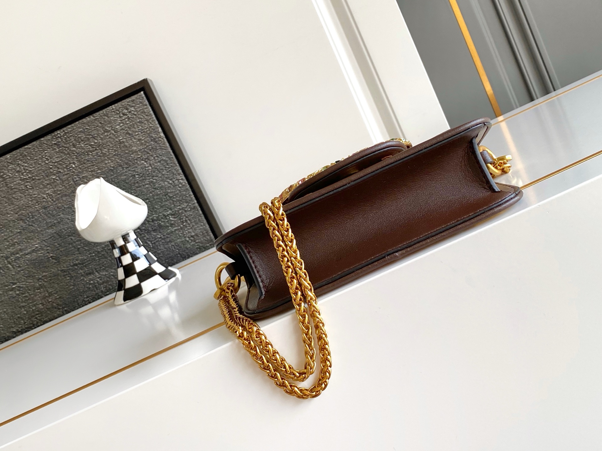 ✨✨🆕🆕VALENT*** GARAVANI Loco手袋包身刺绣古典花卉图案和VLOGOSIGNATU