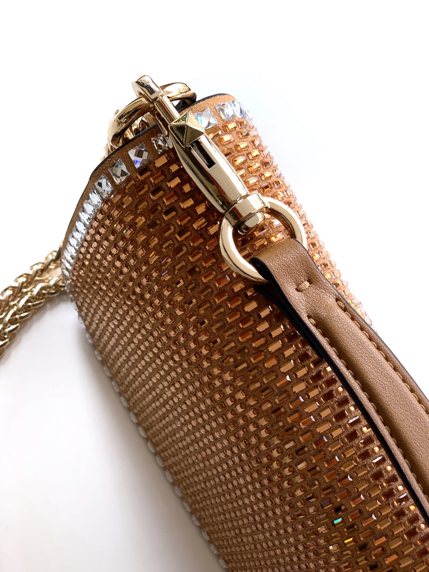 🆕🆕VALENTINO GARAVANI Mini Loco手袋饰有施华洛世奇仿水晶✨✨和VLOGOSI