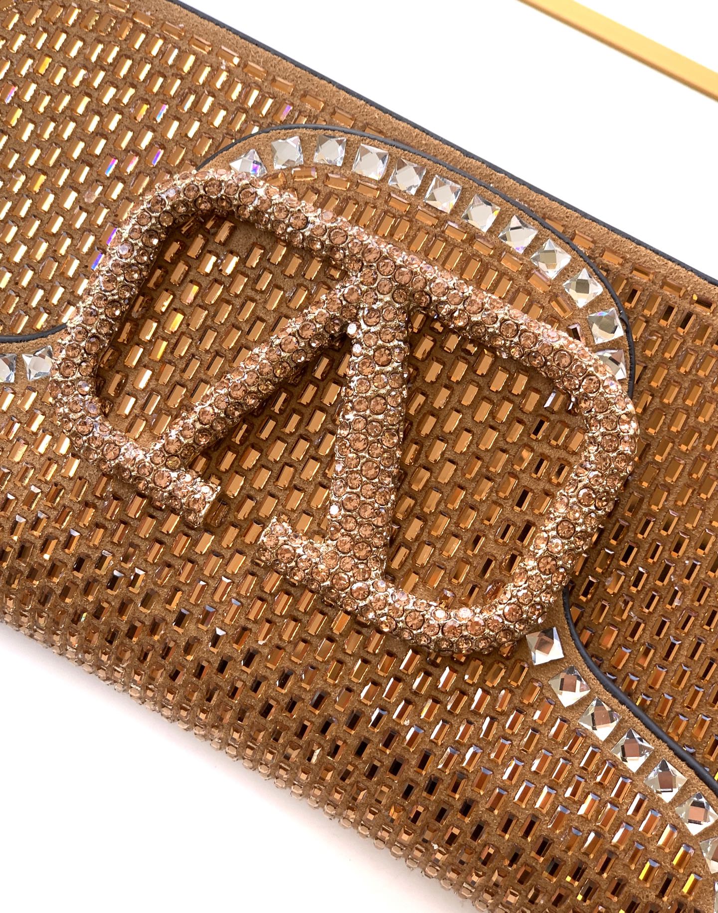 🆕🆕VALENTINO GARAVANI Mini Loco手袋饰有施华洛世奇仿水晶✨✨和VLOGOSI