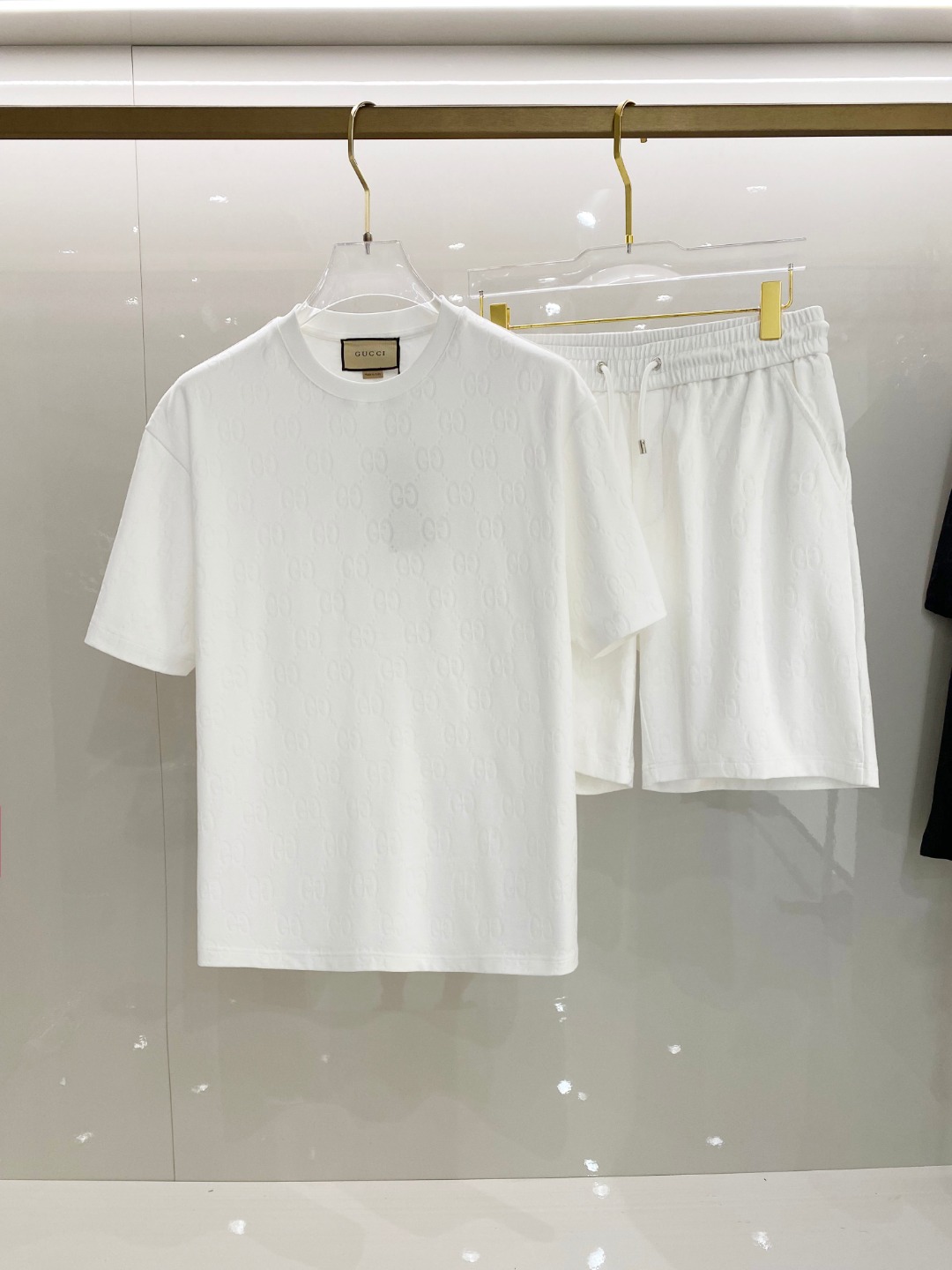 /套 古奇 🆕 25/ss春夏新款棉质套装 完美提花标识 顶级五金+顶级面料定制 （一套不拆）
标准版型