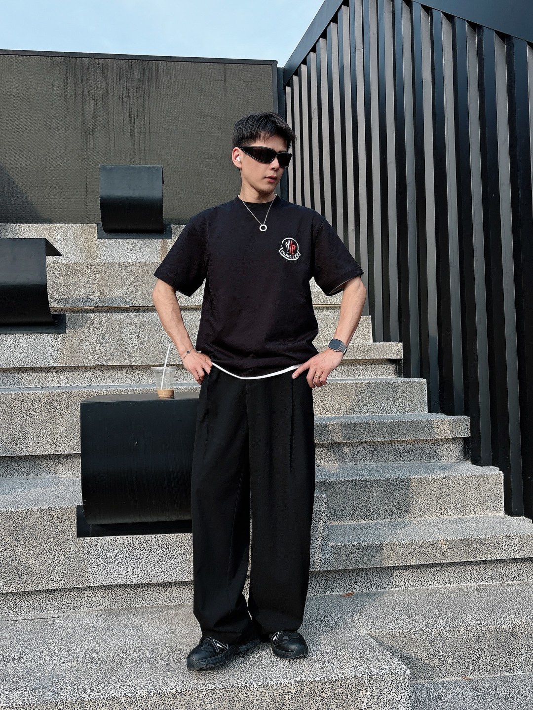 蒙口 2025春夏新款男女同款👫短袖T恤,!定制专属纯棉面料,定制原版工艺螺纹,胸前重工字母logo工