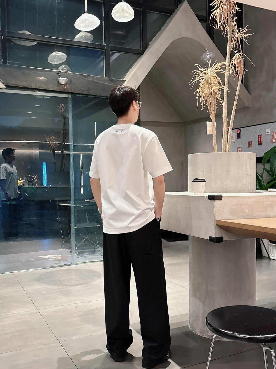 华伦天奴 2025春夏新款男女同款👫短袖T恤,!定制专属纯棉面料,定制原版工艺螺纹,胸前重工字母log