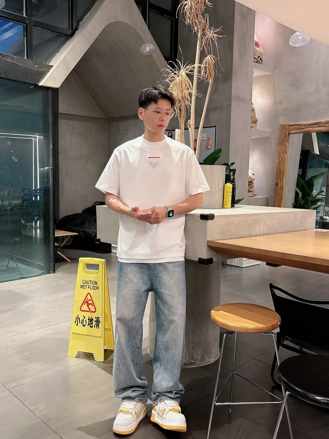 普拉达 2025春夏新款男女同款👫短袖T恤,!定制专属纯棉面料,定制原版工艺螺纹,胸前重工字母logo